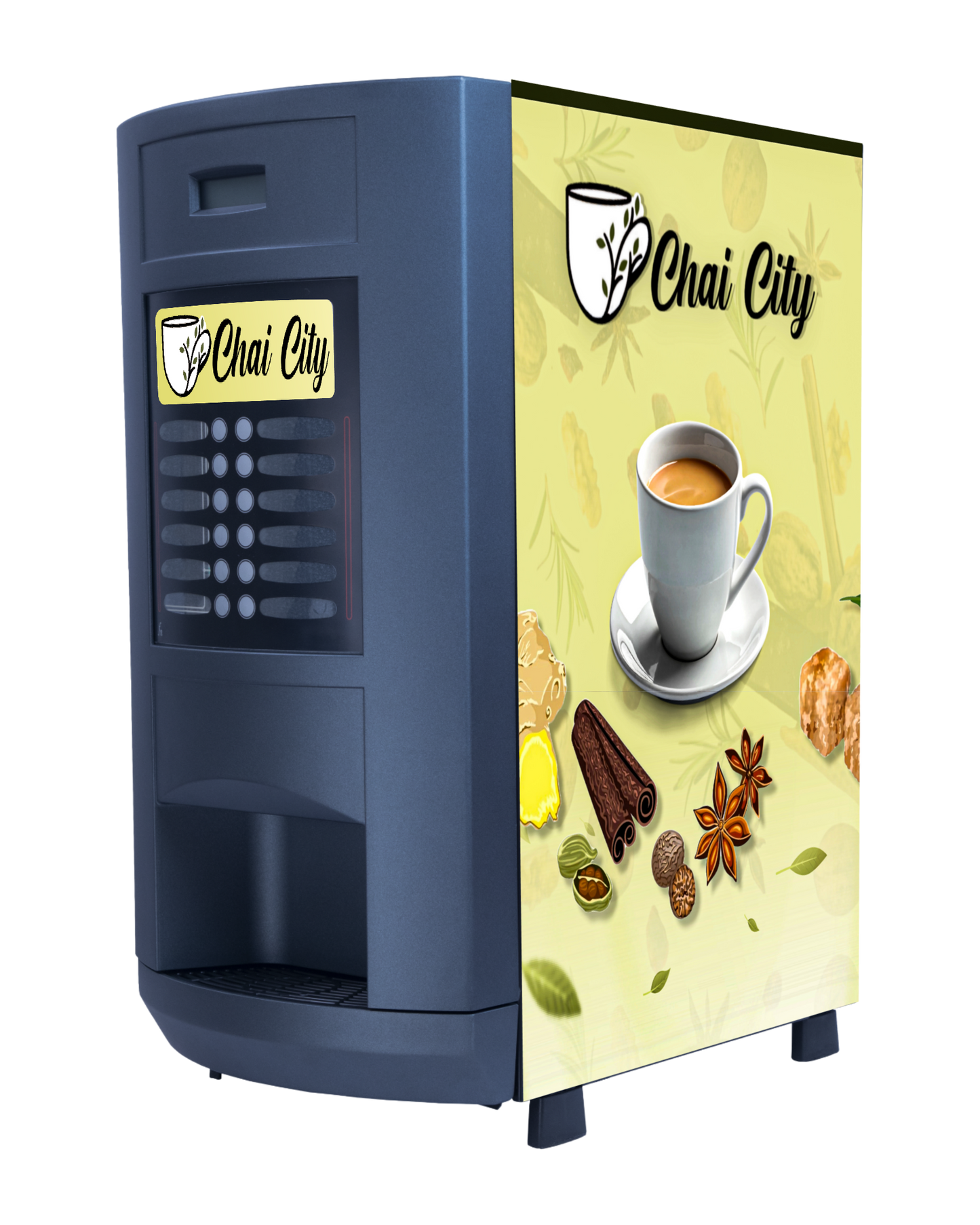 Instant 4 flavour Chai Machine