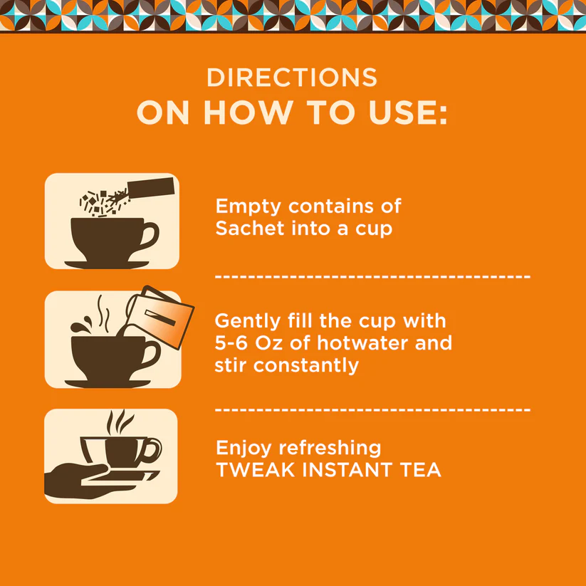 Step by step preparation of masala tea using instant masala chai tea premix and hot water
