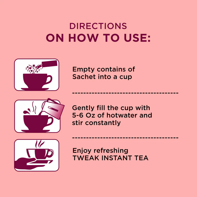 Step by step preparation of kashmiri pink tea using instant kashmiri pink chai tea premix and hot water