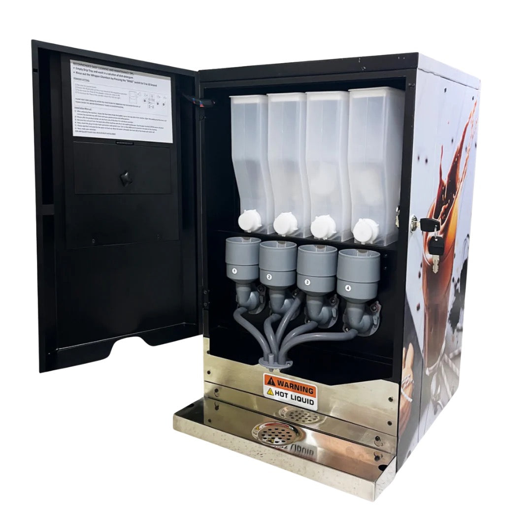 Instant 4 flavour Chai Vending Machine - Push Button