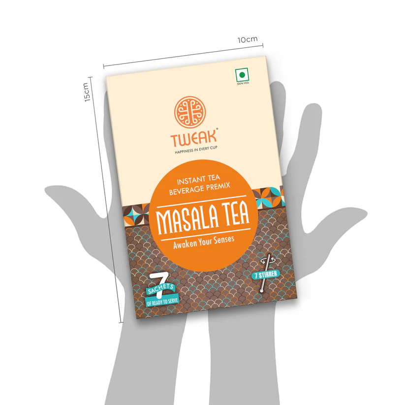 Compact masala chai sachets perfect for travel, daily use, or gifting