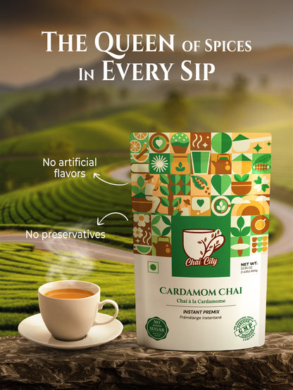 Instant Cardamom ( Elaichi ) Chai Tea Premix