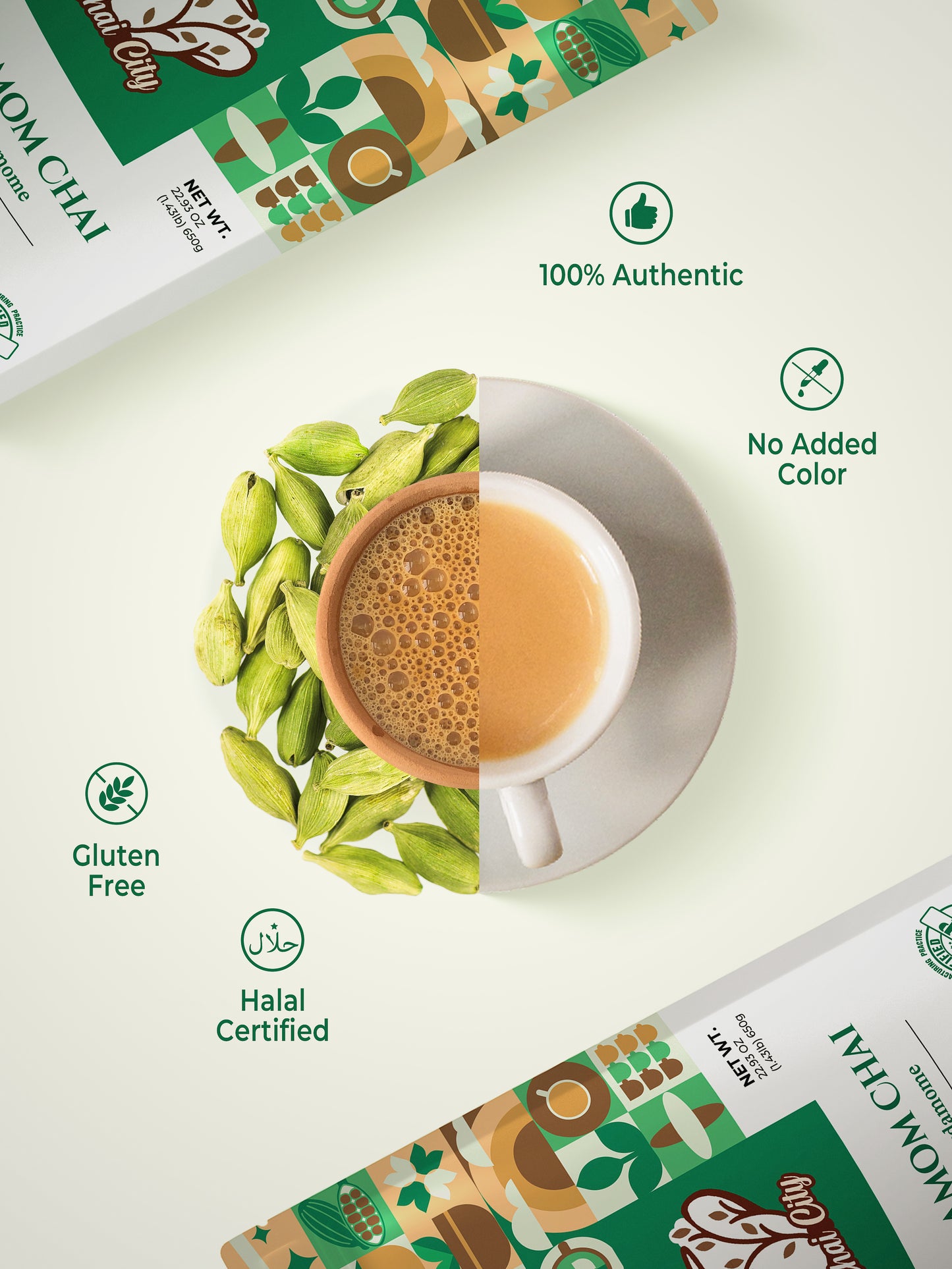 Instant Cardamom ( Elaichi ) Chai Tea Premix