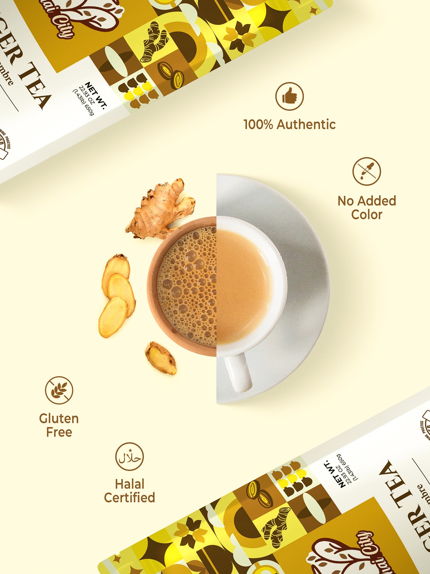 Instant Ginger Chai Tea Premix