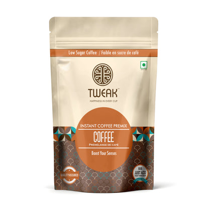 Front pouch of Instant Filter Coffee Premix with traditional Indian coffee label and branding