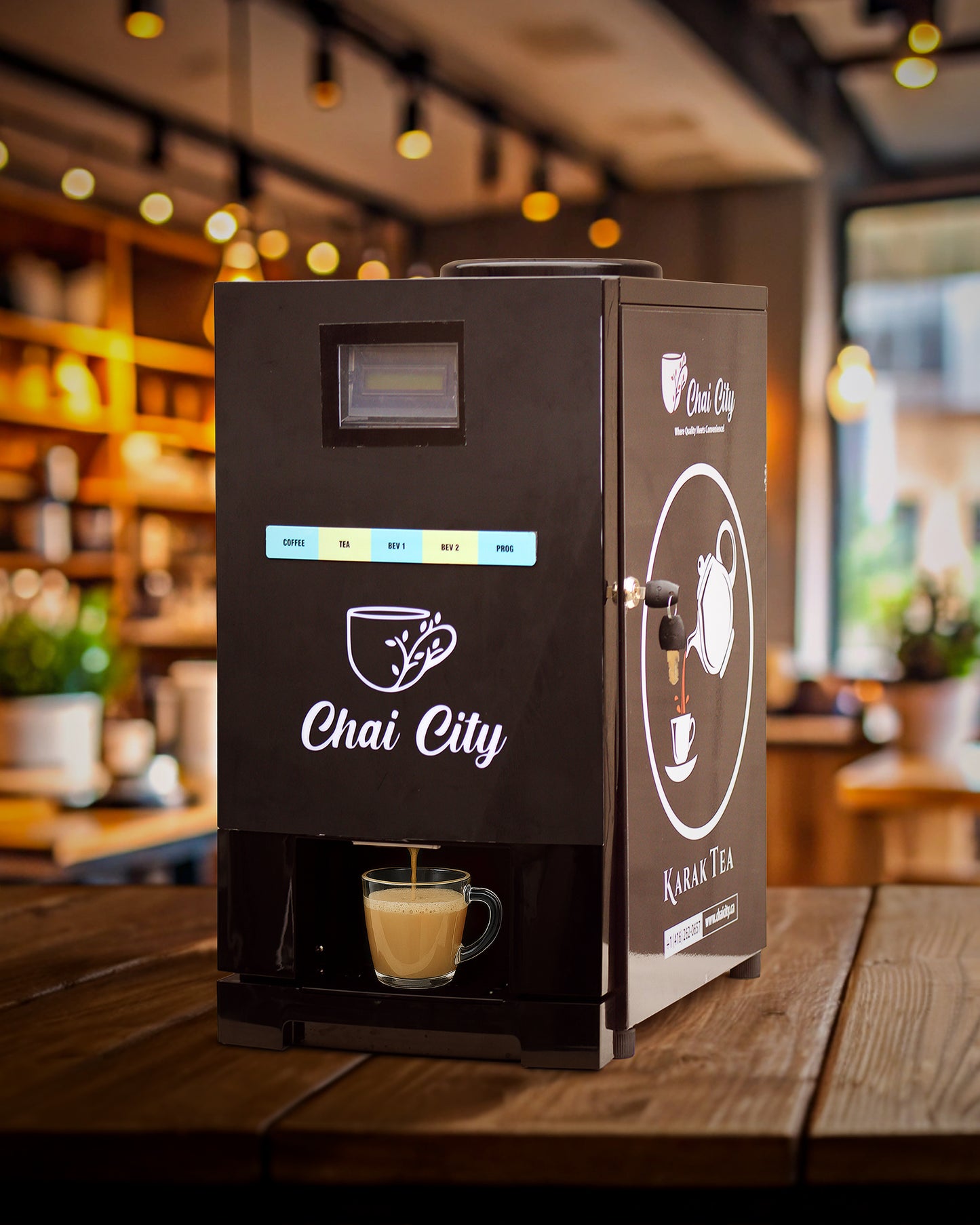 Instant 2 flavour Chai Vending Machine